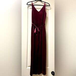 Banana Republic Velvet Jumpsuit